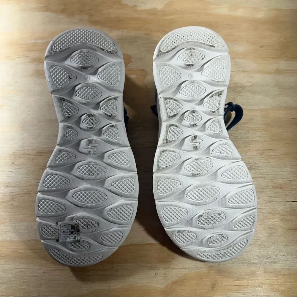Skechers Navy Blue GOwalk Sport Strap Sandals Womens Size 11 - Picture 7 of 8